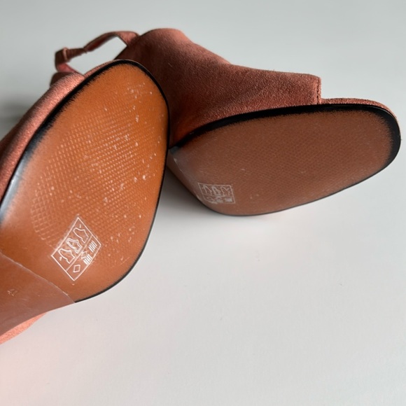 Charles & Keith Suede Leather Tassel Heels - Picture 5 of 16